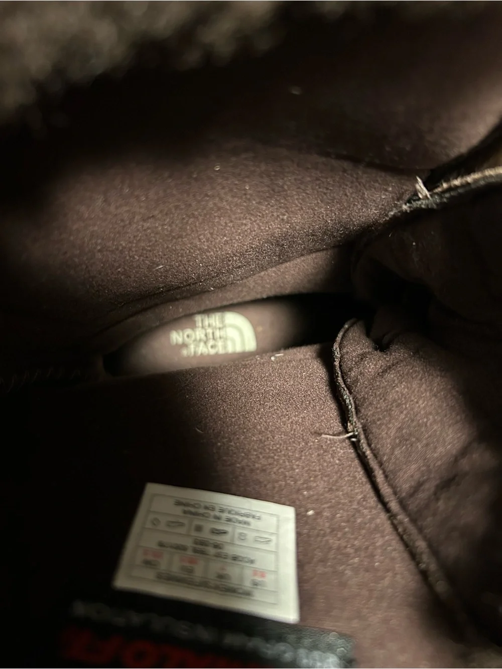 The North Face Waterproof women’s Brown Fur-Trim Lace-Up Winter Boots size 8.5